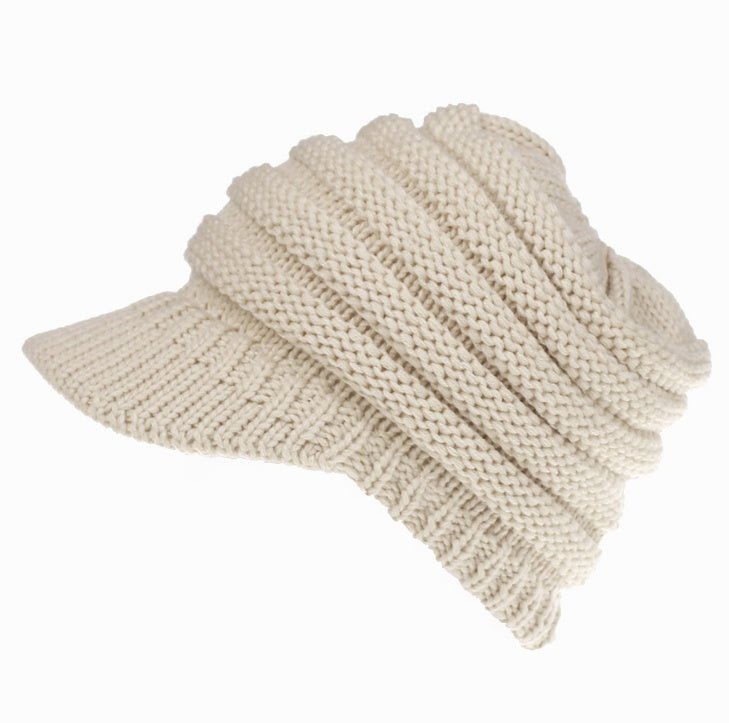 Women Ponytail Beanies Autumn Winter HatsAppeals