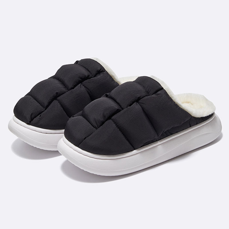 Women's Winter Square Bread Cotton SlippersFootwear