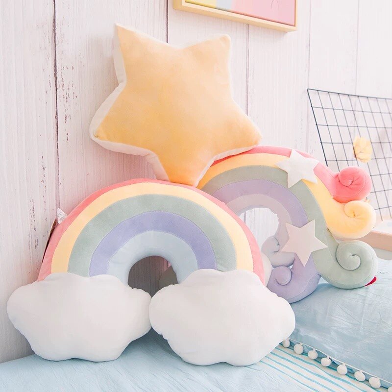 Candy Rainbow Pillow Cushion - Le’Nique Closet 